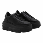 Casadei Black Leather Sneakers