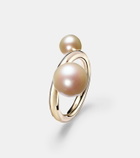 Sophie Bille Brahe La Grace 14kt gold ring with pearls