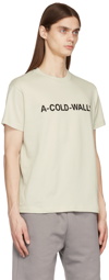 A-COLD-WALL* Beige Essential Logo T-Shirt