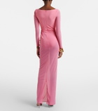 Alex Perry Semi-sheer mesh gown