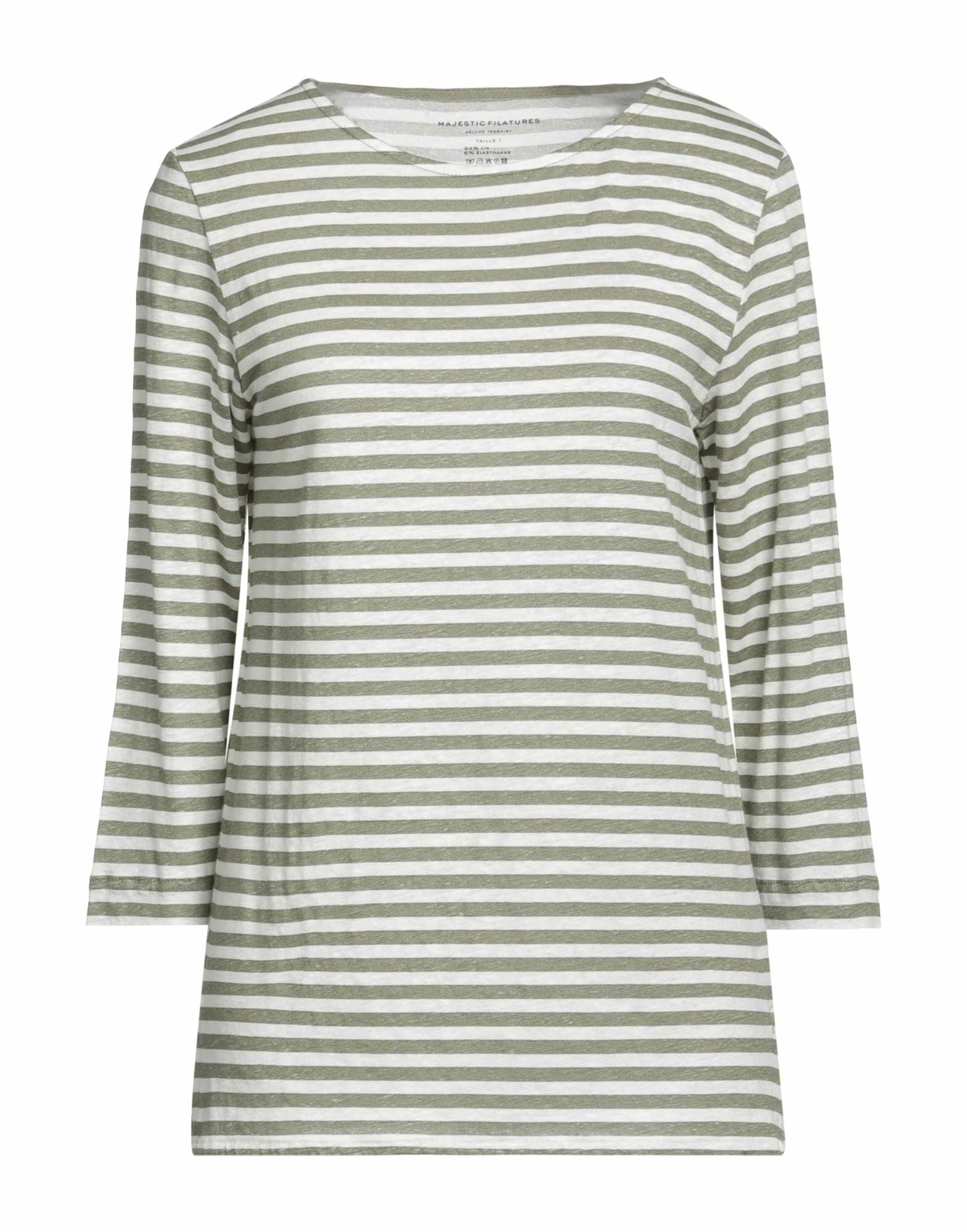Majestic Filatures Womens T-shirt Khaki
