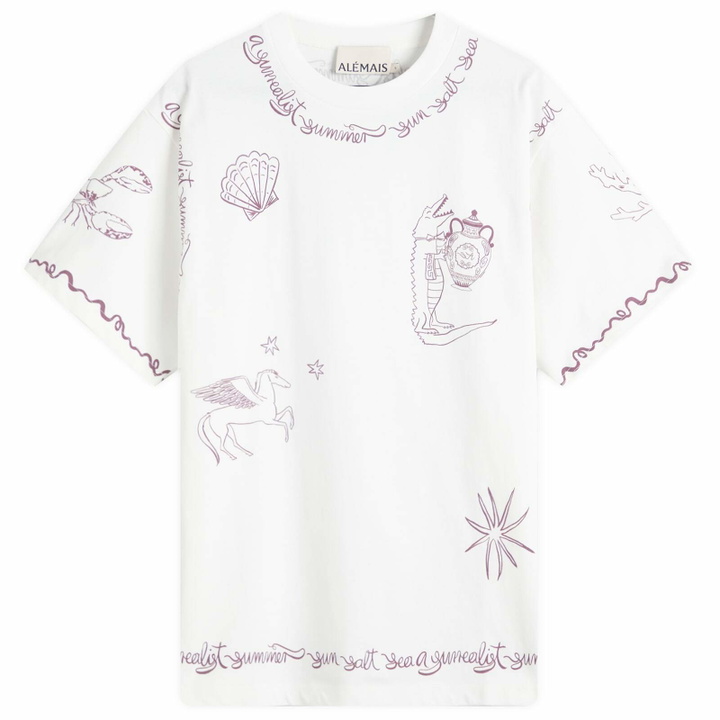 Photo: ALÉMAIS Women's Sammy T-Shirt in Cream