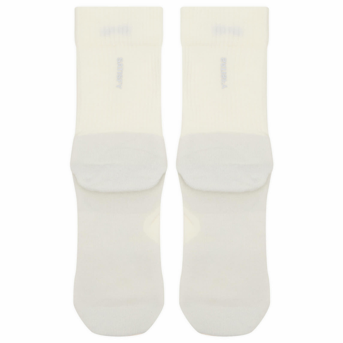 Satisfy Men's Merino Nylon Tube Socks in Off-White