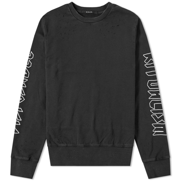 Photo: Ksubi Disposable Decon Crew Sweat Black