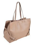 Orciani Logo Detail Top Lock Tote