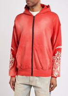 Warren Lotas Serenity Reaper Hooded Cotton Sweatshirt Red