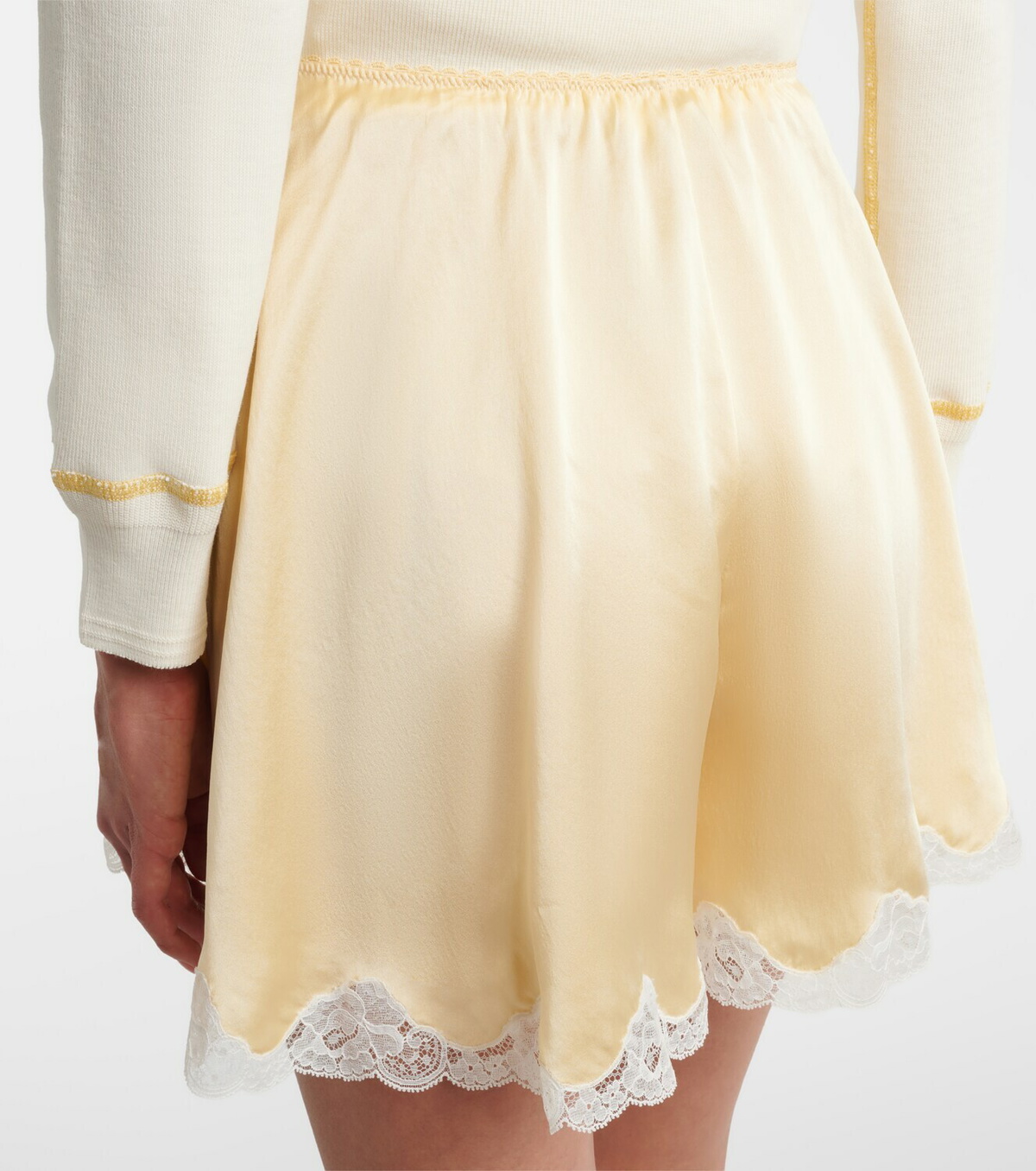 Chloé Silk satin shorts