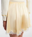 Chloé Silk satin shorts