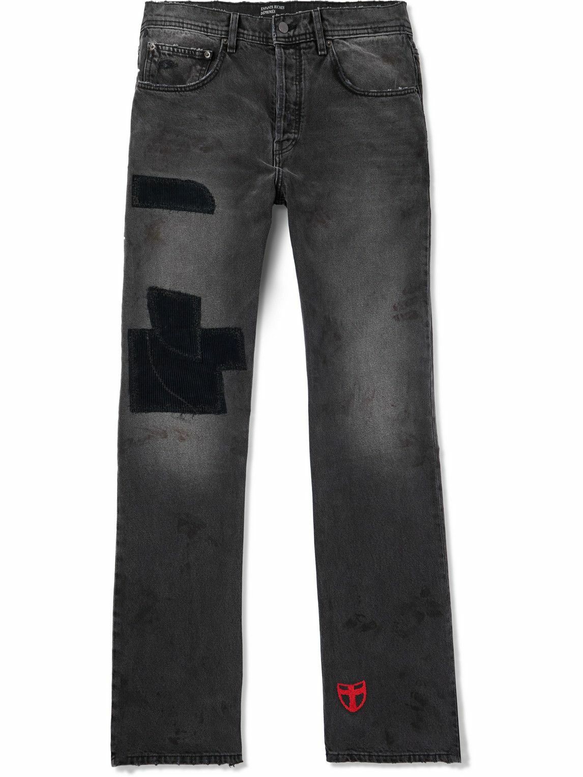 Enfants Riches Déprimés - Patchwork Slim-Fit Flared Corduroy