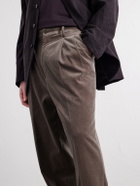 Kaptain Sunshine - Straight-Leg Cotton-Corduroy Trousers - Brown