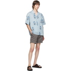 Jacquemus Blue La Chemise Jean Short Sleeve Shirt