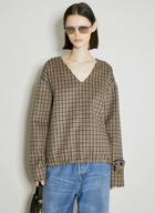 Prada Cashgora Check Top