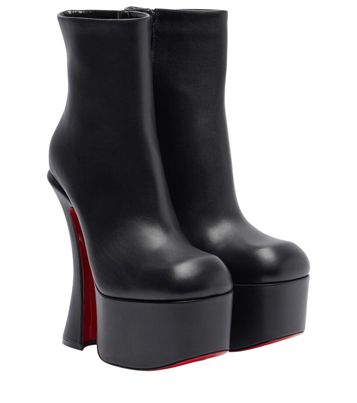 Photo: Christian Louboutin Aquabootie 160 leather platform ankle boots