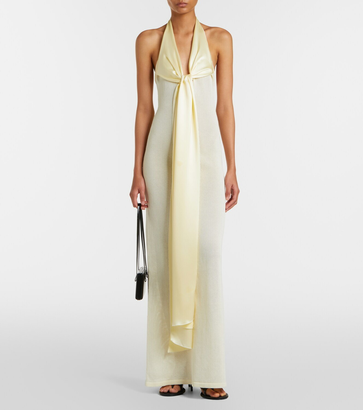 Aya Muse Nayra cotton and silk blend maxi dress