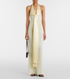 Aya Muse Nayra cotton and silk blend maxi dress