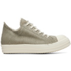 Rick Owens Gray Tower Low Sneaks Sneakers