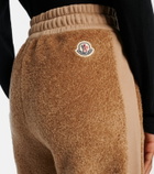 Moncler Faux fur sweatpants