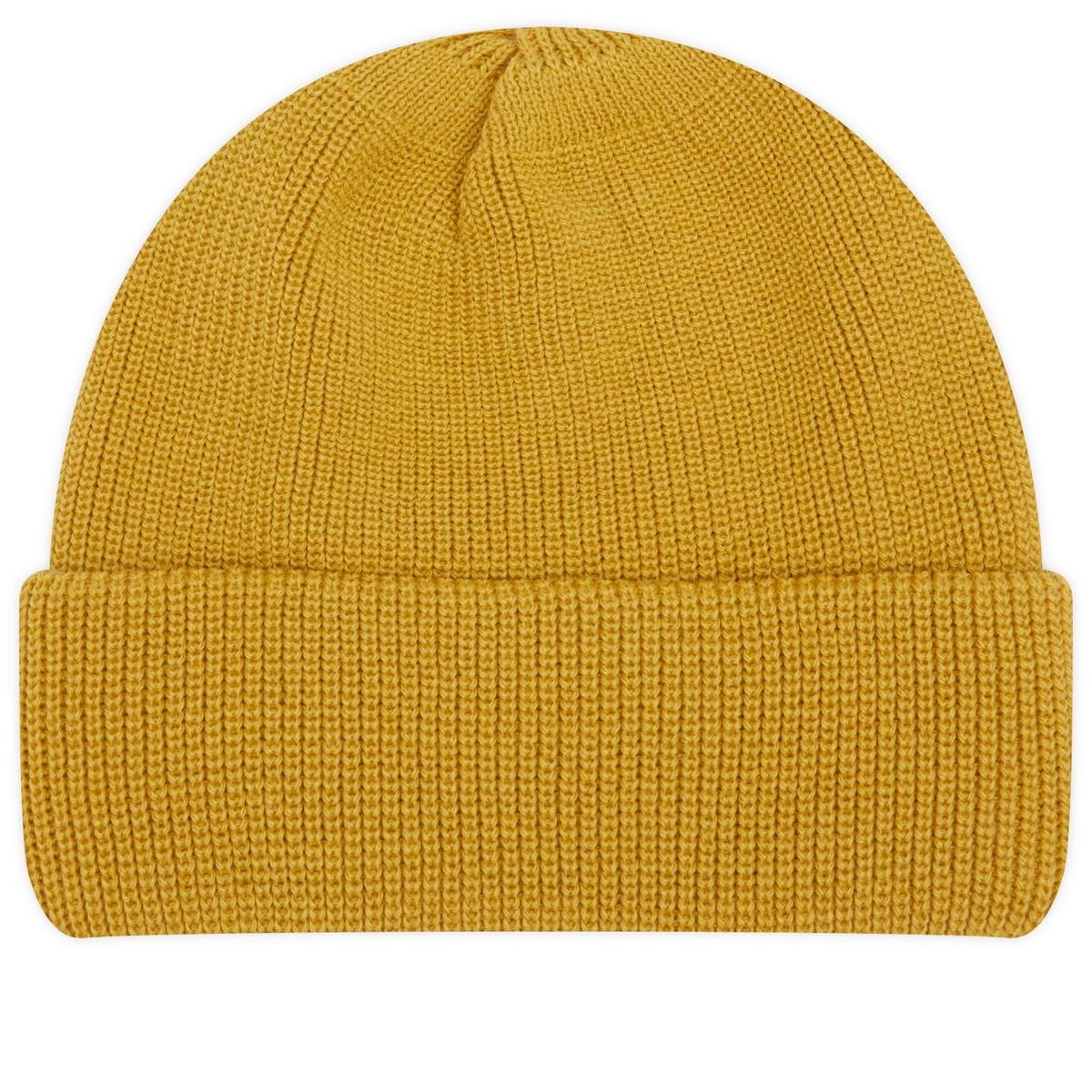 RoToTo Bulky Watch Cap Beanie in Light Yellow 