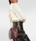 Chloé Marcie Mini leather bucket bag