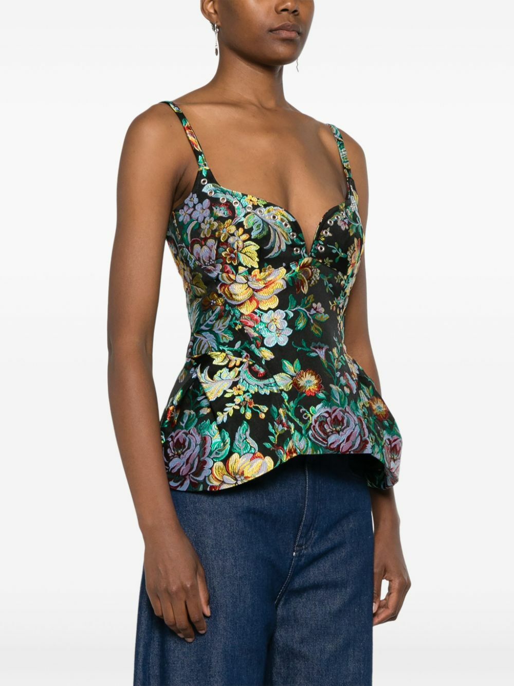 Marques'Almeida Jacquard Sculpted Top Marques Almeida Marques'Almeida Jacquard Sculpted Top Marques Almeida