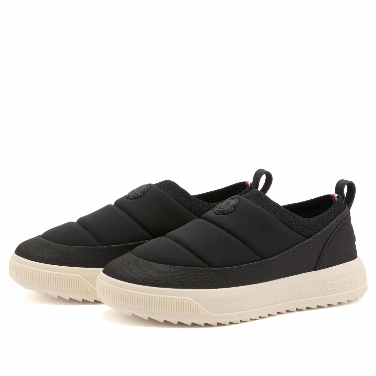 Moncler Men's Monpulse Slipon Low Top Sneakers in Black Moncler