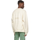 Juun.J Beige Graphic Detail Sweatshirt