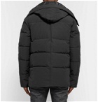 Canada Goose - Black Label Macmillan Quilted Shell Hooded Down Parka - Black