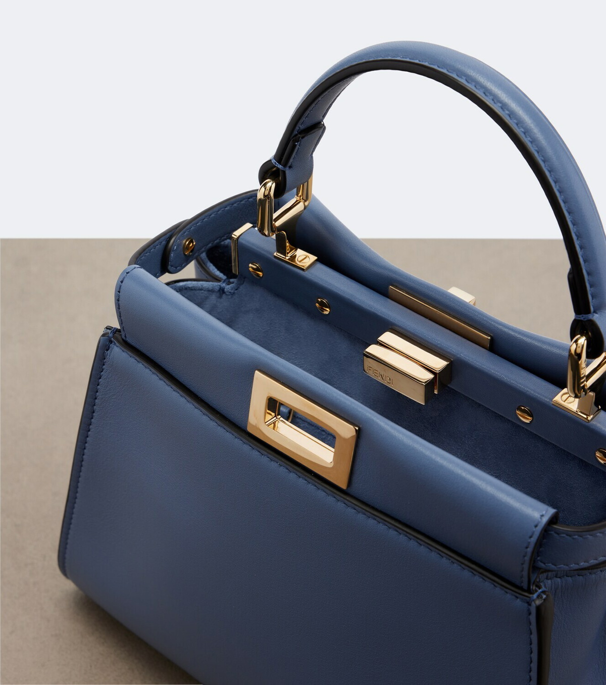 Fendi Peekaboo® Mini leather top-handle bag