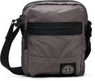 Stone Island Taupe 9200015 Coated Nylon Metal ECONYL Bag