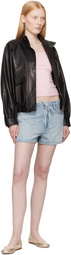 rag & bone Blue Ultra Featherweight Nolan Drawstring Denim Shorts