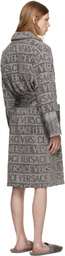 Versace Gray 'I Heart Baroque' Bathrobe