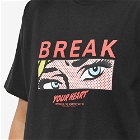 Bedwin & The Heartbreakers Men's Roy Pop Art Graphic T-Shirt in Black