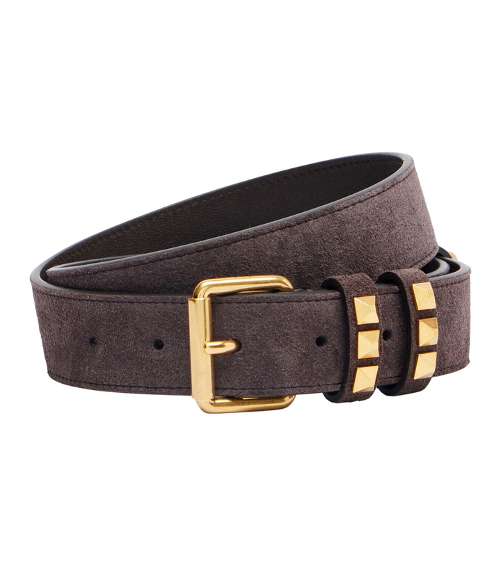 Photo: Valentino Garavani Flaneuse Rockstud suede belt