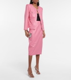 Veronica Beard Cirtane faux leather jacket