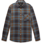 rag & bone - Fit 3 Checked Cotton-Twill Shirt - Blue