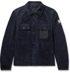 Belstaff - Rake Canvas-Trimmed Cotton-Corduroy Shirt Jacket - Blue