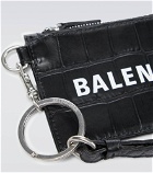 Balenciaga - Cash card case on keyring