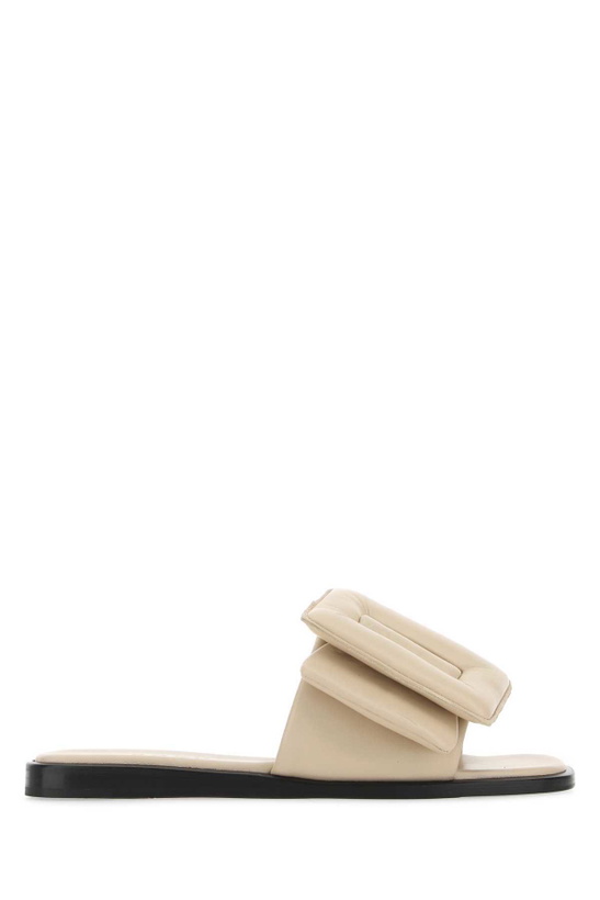 Photo: BOYY Sand Leather Puffy Slippers