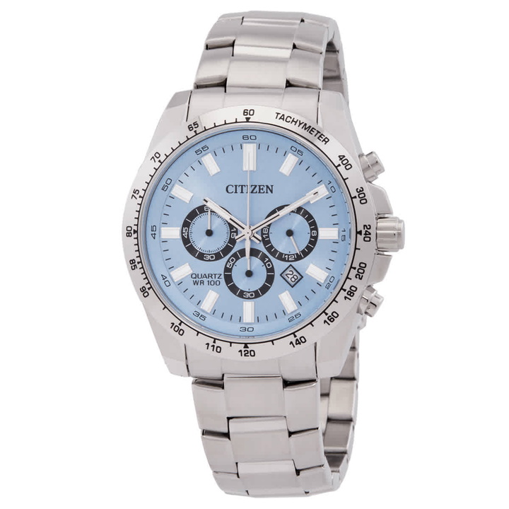 Photo: Citizen Chronograph Quartz Blue Dial Watch AN8230-59L