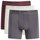 SKIMS Men's Stretch Boxer Brief 3" - 3-Pack in Raven Multi