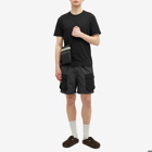 Folk Men's Prism Cargo Shorts in Black Washed