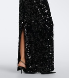 Oscar de la Renta Sequined gown