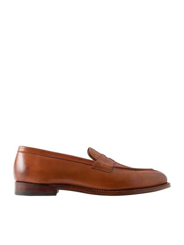 Photo: Grenson - Lloyd Leather Penny Loafers - Brown