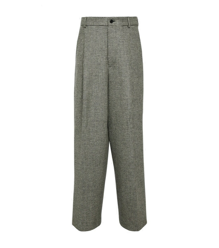 Photo: Dries Van Noten Wool tweed straight pants