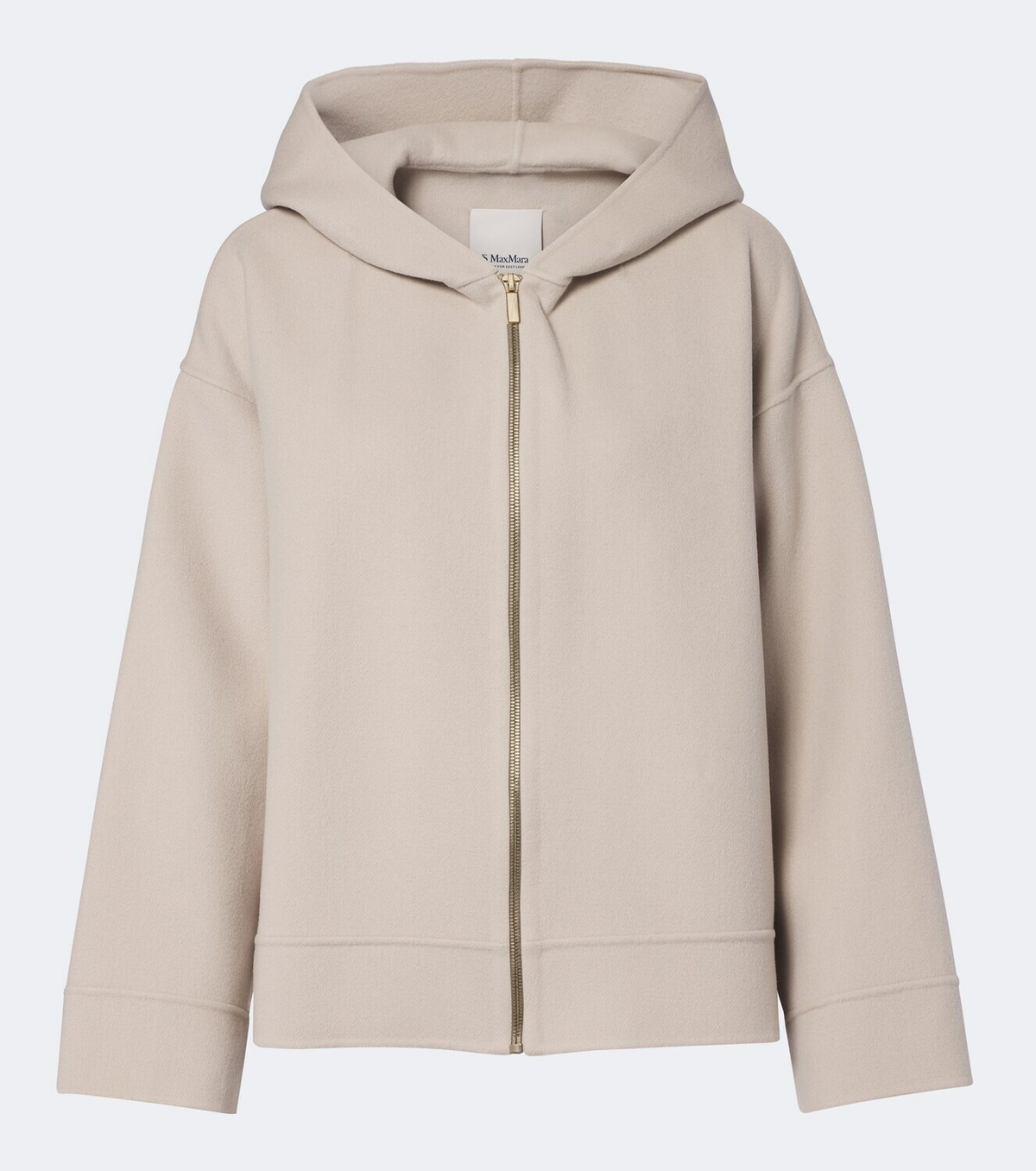 'S Max Mara Hooded virgin wool jacket