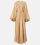 Zimmermann Mahon embellished silk maxi dress