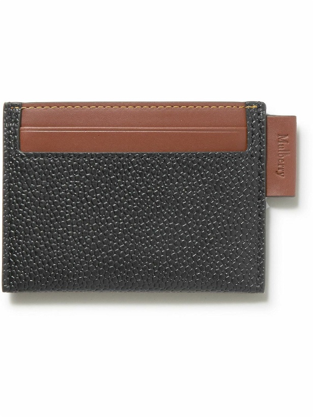 Photo: Mulberry - Leather-Trimmed Eco Scotchgrain Cardholder