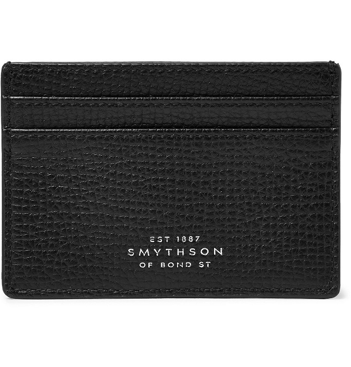 Photo: Smythson - Full-Grain Leather Cardholder - Black