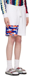 Missoni White Embroidered Shorts