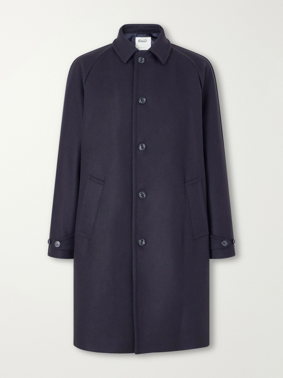 Valstar - Vittorio Wool-Blend Felt Coat - Blue